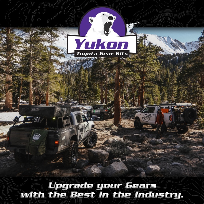 Toyota 4Runner Differential Install Kit - Front + Rear - Yukon Gear & Axle - Ring & Pinion Gear Kit 4.88 Ratio - `10-`27